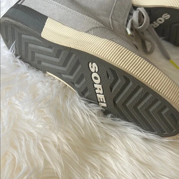 Sorel Gray Suede Wedge Boots size 10 - Picture 9 of 10